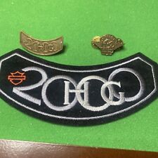 harley davidson 2000 hog patch and pins  picture