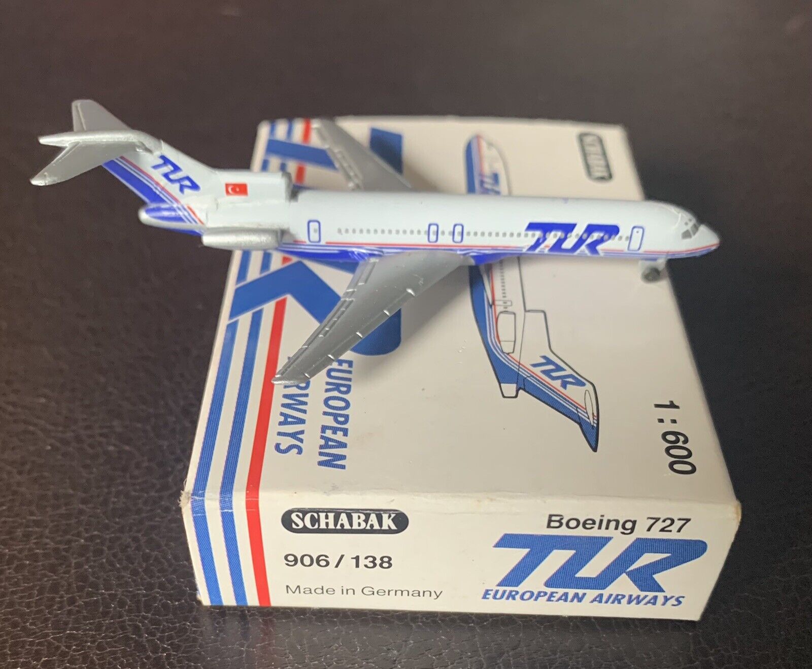 TUR / Boeing 727 / Schabak 1:600 Scale / Excellent Condition 