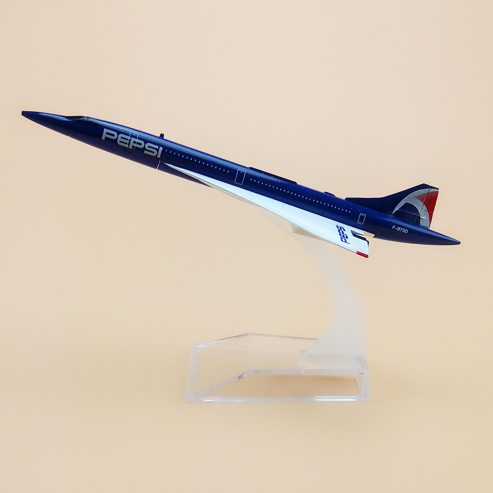 15.5cm Air France Costa Concord PEPSI F-BTSD Airlines Plane Model Airplane Alloy