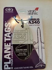 Virgin Atlantic Airbus A340-600G-VEIL, Purple/White Combo MotoArt Planetag picture