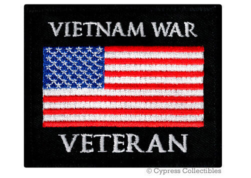 VIETNAM WAR VETERAN PATCH embroidered iron-on US MILITARY VET EMBLEM VIET NAM