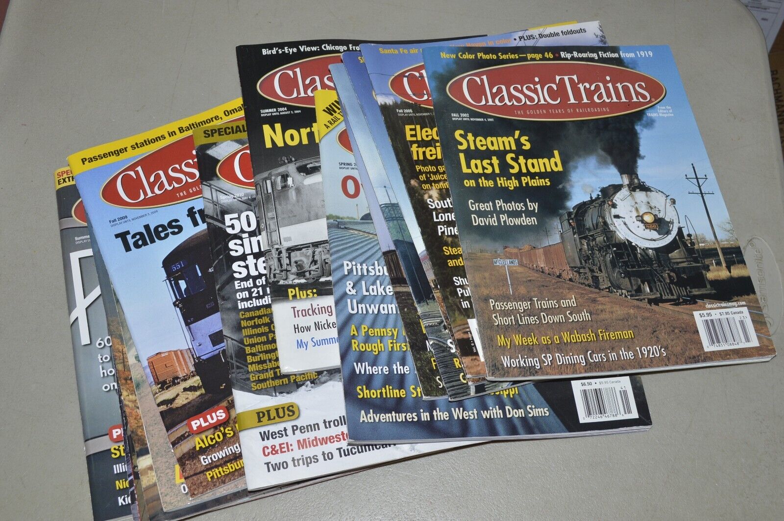 Classic Trains Magazines lot of 14 for umbra1957