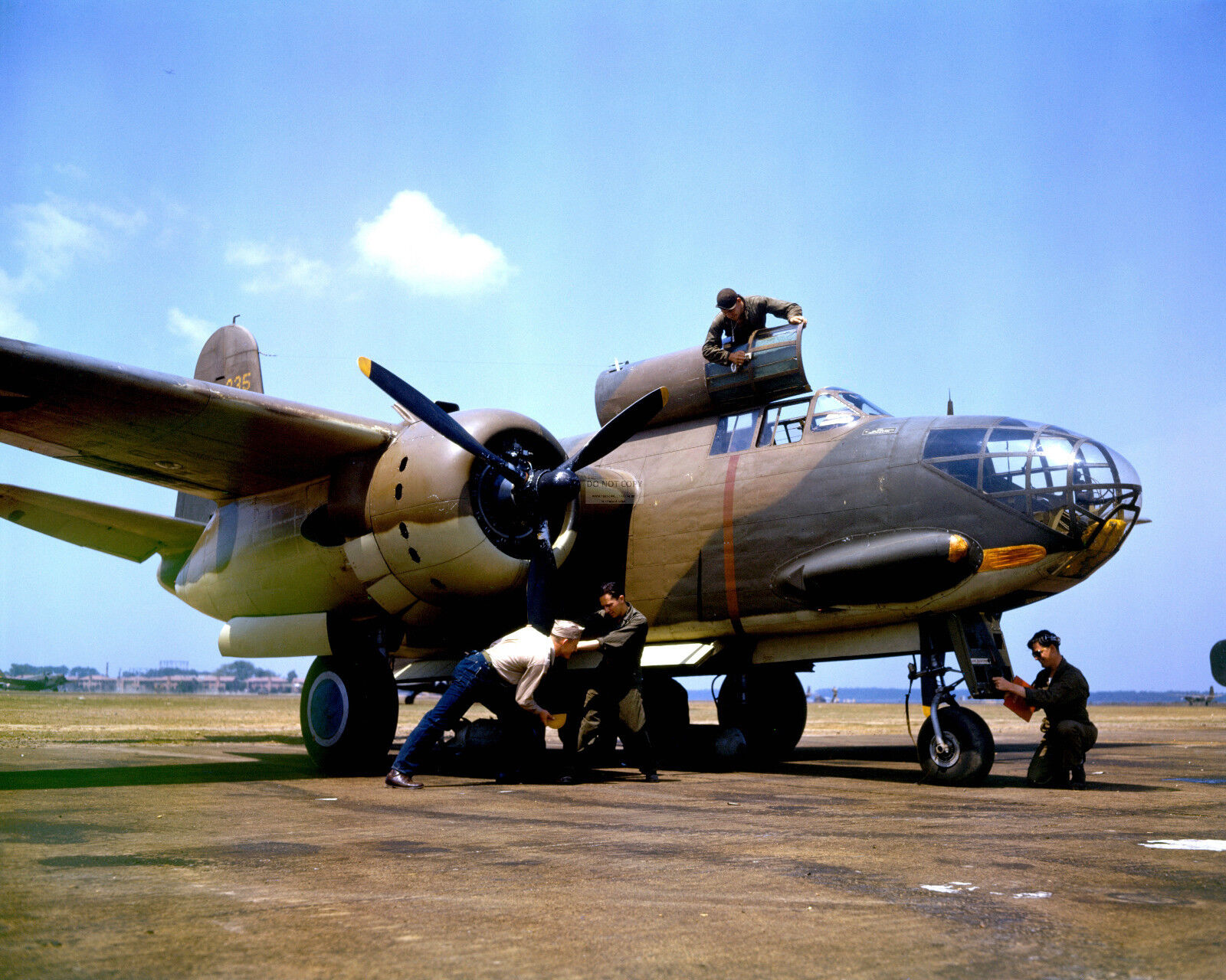 DOUGLAS A-20C-BO HAVOC AT LANGLEY FIELD IN JULY 1942 - 8X10 USAF PHOTO (AZ346)