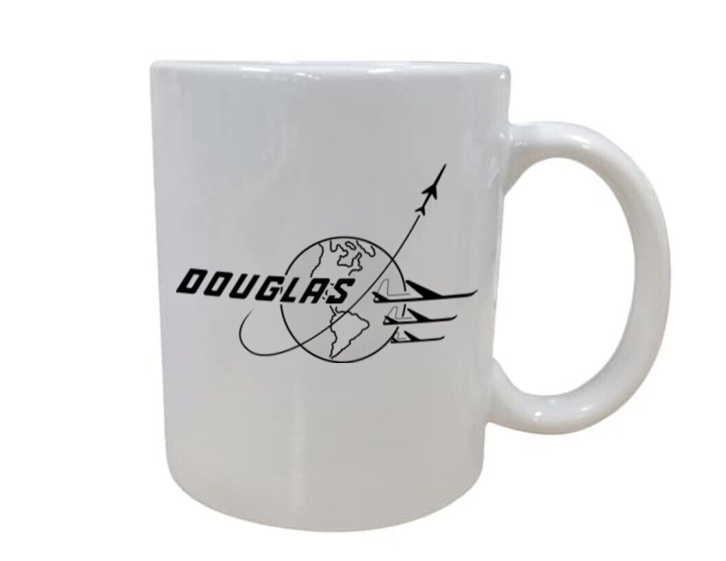 Douglas Aircraft Company Logo Souvenir Employee Engineer Coffee Mug Tea Cup 