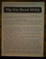 The Gar Wood News International Society 1987 Newsletter Yachting Boating picture