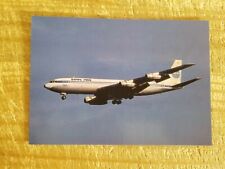PAN AM BOEING 707-321B MID FLIGHT.VTG UNUSED POSTCARD.*P2 picture