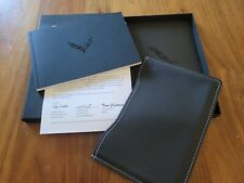 2014 C7 Corvette GM Factory Gift To Buyer / Welcome Kit ~ Leather Sleeve Book  picture