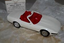AMT ERTL 8923 Promo Model Car - Arctic White America Corvette Convertible - NEW picture
