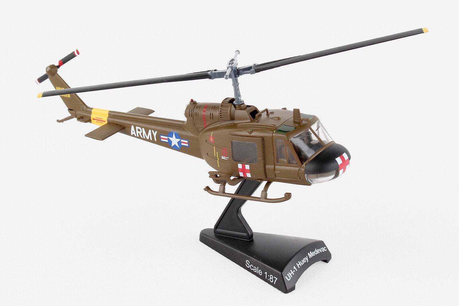 Daron POSTAGE STAMP US ARMY UH-1C HUEY Medevac PS5601-2 1/87