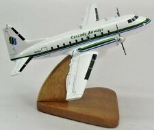 Hawker Siddeley HS 748 Cascade Airways Airplane Desktop Kiln Wood Model Large  picture