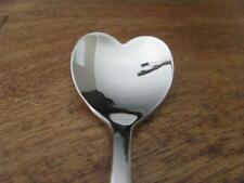 (6) Alessi for Delta Airlines heart shaped coffee tea ice cream Demitasse spoons picture