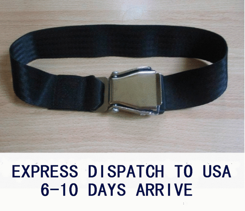 Airplane Airline Seat Belt Extension Extender Black Color with 75cm strap  