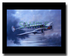 Beechcraft D18 Twin Beech C45 framed picture Charles Thompson picture
