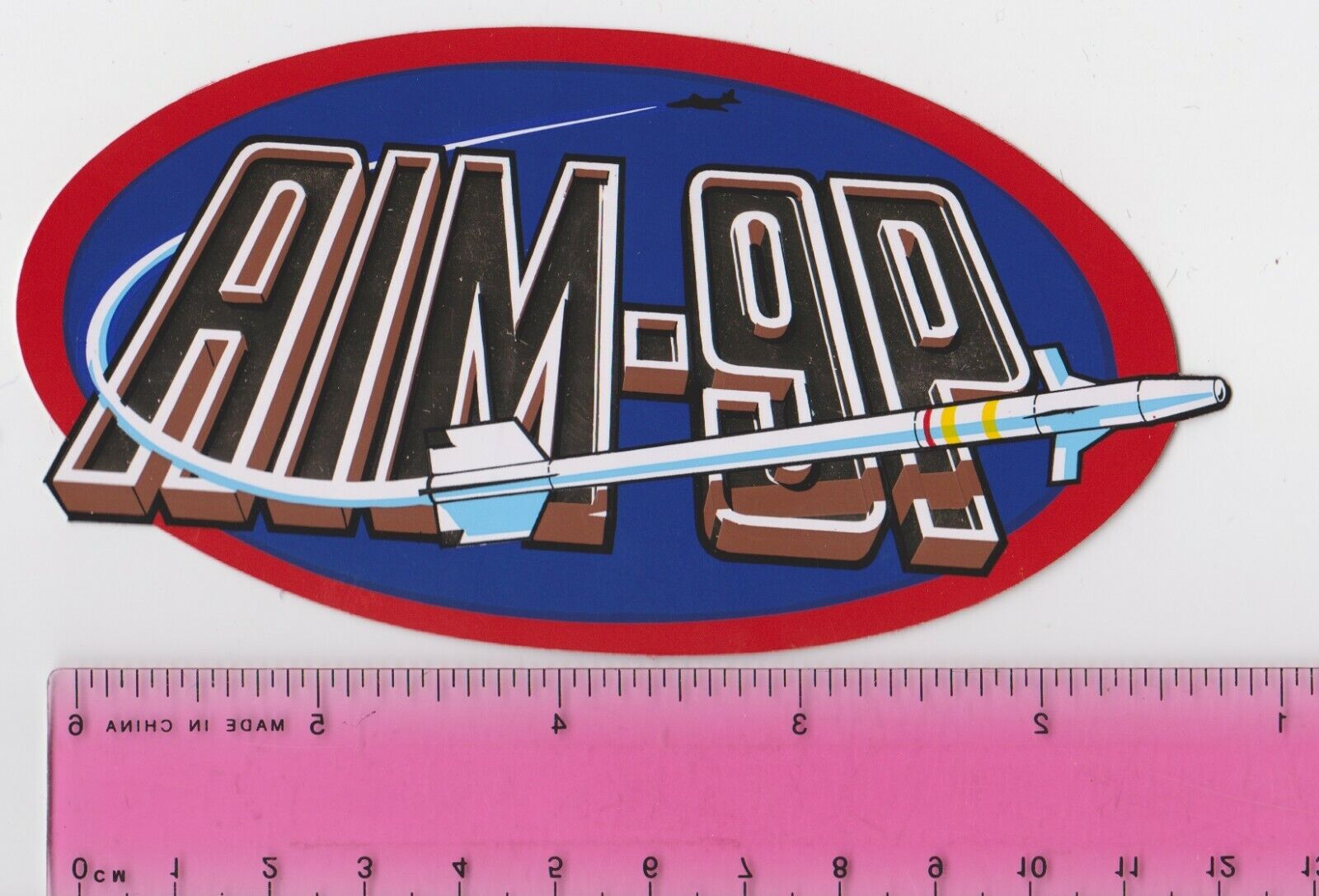  F-16 Falcon AIM-9P Sidewinder Missile Program/Engineering Sticker