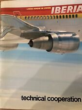 1980s IBERIA AIRLINES TECHNICAL COOPERATION BROCHURE DC10 B747 picture