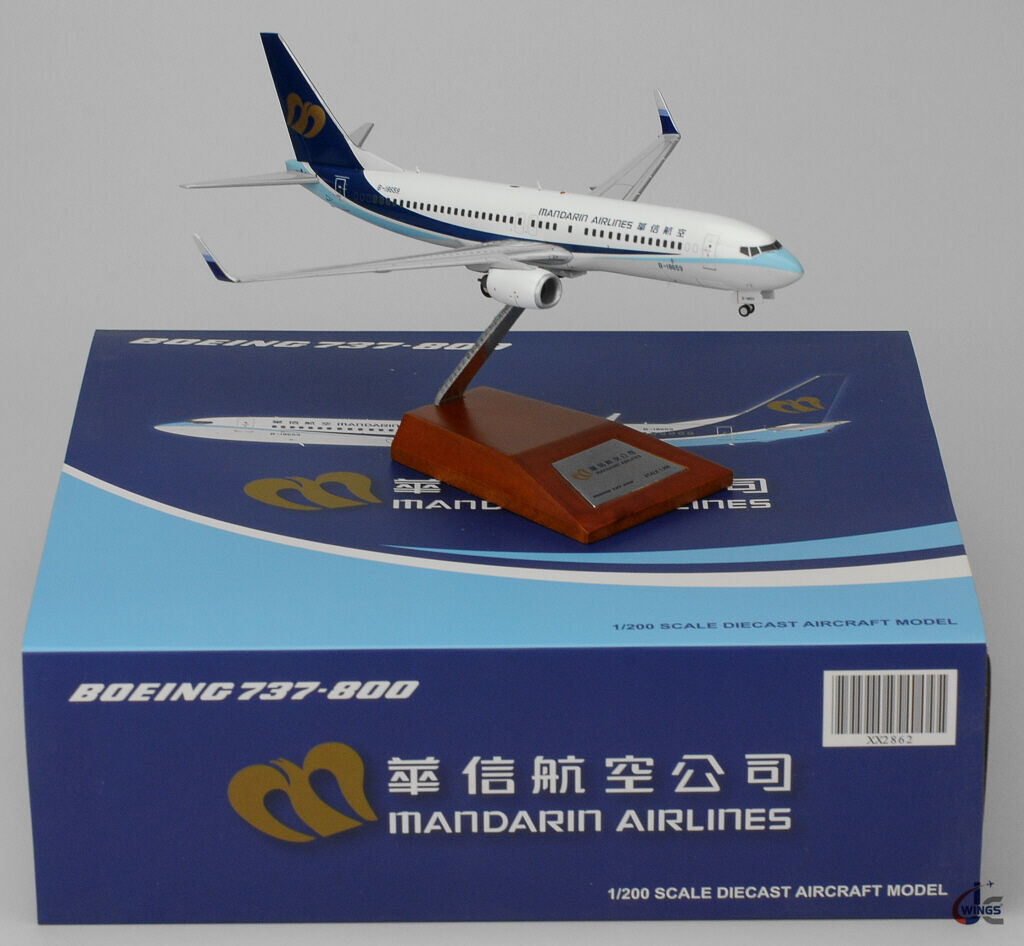 Mandarin Airlines Boeing 737-800 B-18659 JC Wings 1:200 Diecast Models XX2862