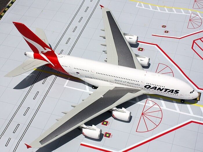 Gemini Jets G2QFA409 Qantas Airways Airbus A380-800 VH-OQE Diecast 1/200 Model