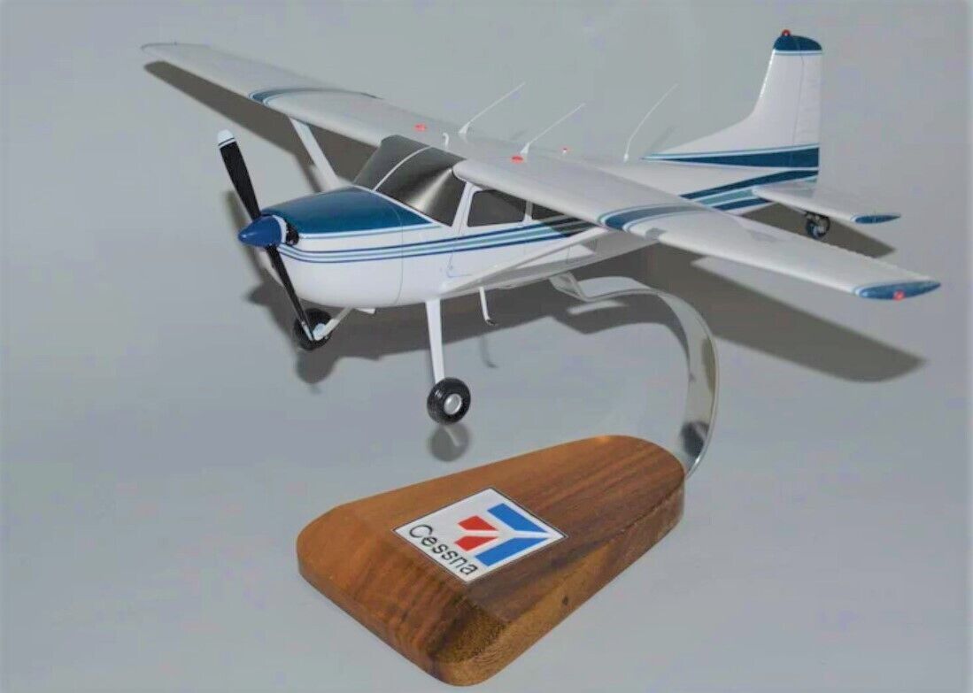 Cessna 180 Skywagon Private Plane Desk Top Display 1/24 Model SC Airplane New