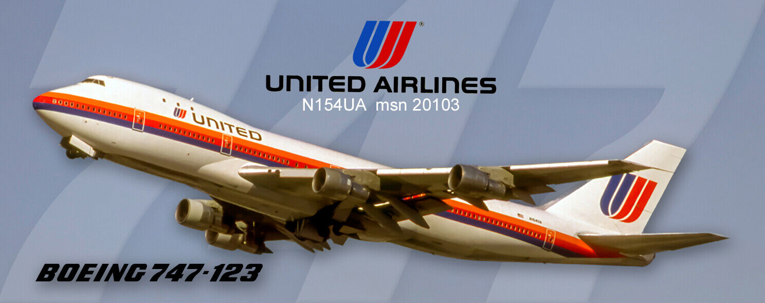 United Airlines Boeing 747-123 Handmade 2\