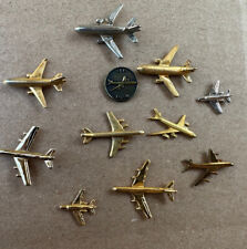 Vintage McDonnell  Douglas DC 8 Planes  & More Lapel Pins- Lot Of 11 picture