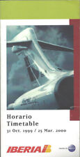Iberia Air Lines of Spain system timetable 10/31/99 [2011] picture