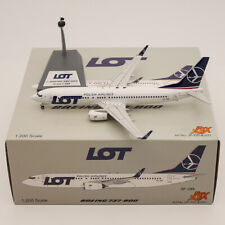 JFOX 1:200 LOT POLISH AIRLINES BOEING 737-800 SP-LWA Diecast Airplane Model picture