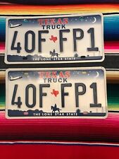 2000-2001-2002-2003-2004 TEXAS Space Shuttle TRUCK  LICENSE  PLATES   40FFP1 picture