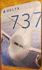 2016 Delta Air Lines Boeing 737-800 Aircraft Pilot Trading Card # 41 picture