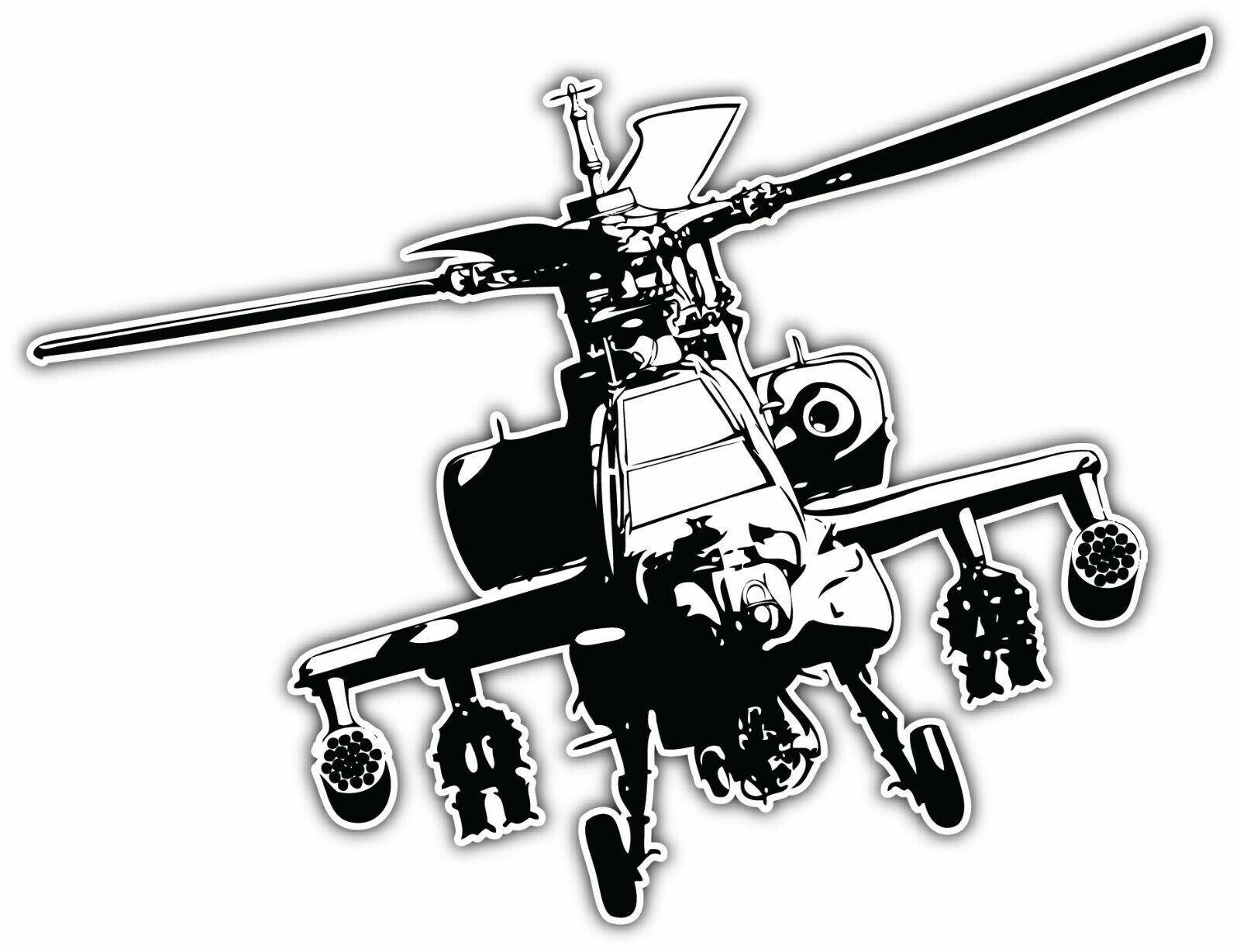 Boeing AH-64 Apache Helicopter US Army Car Bumper Window Sticker Decal 5\