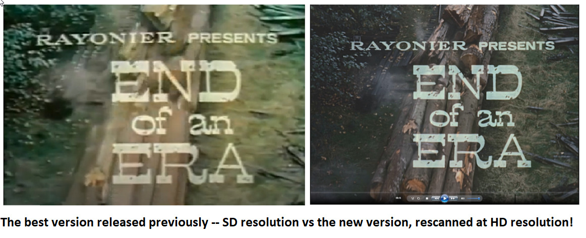 Restore The 4 video collection - Rayonier Logging Railroad films, eBook, photos