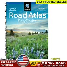 USA ROAD ATLAS Spiral Bound United States Travel Map Midsize Edition 2022 Update picture