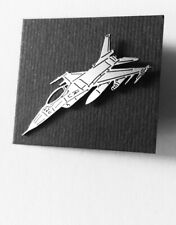 Badge pin  F-16 Fighting Falcon supersonic multirole fighter aircraft picture