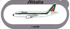 Official Airbus Industrie Alitalia A319 in Old Color Sticker picture