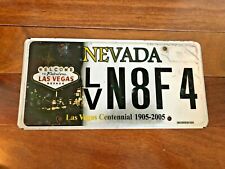 Las Vegas License Plate- Craft Condition picture