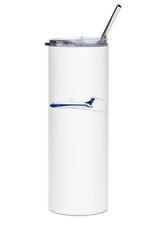BOAC Vickers VC10 Stainless Steel Water Tumbler with straw - 20oz. picture