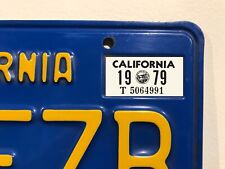 1979 California License Plate Registration Sticker, decal, YOM, CA DMV picture
