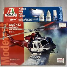 ITALERI Scale 1:72 Bell 412 Los Angeles Fire Department No 70391 NOB picture