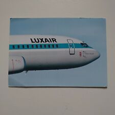 Luxair Boeing 737-400 Airline Issued Postcard picture