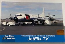PWA Pacific Western Airlines L-188 Lockheed Electra airline aircraft postcard picture