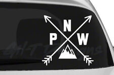 Pacific Northwest PNW Vinyl Decal Sticker, Off-Road, Hiking, Camping, Mountains picture
