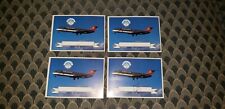 4 NORTHWEST AIRLINES MCDONNELL-DOUGLAS DC-9-30 PILOT CARD COLLECTOR CARD 6/92  picture