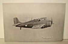 GRUMMAN F4F-4 WILDCAT AIRPLANE AIRCRAFT VINTAGE PICTURE picture