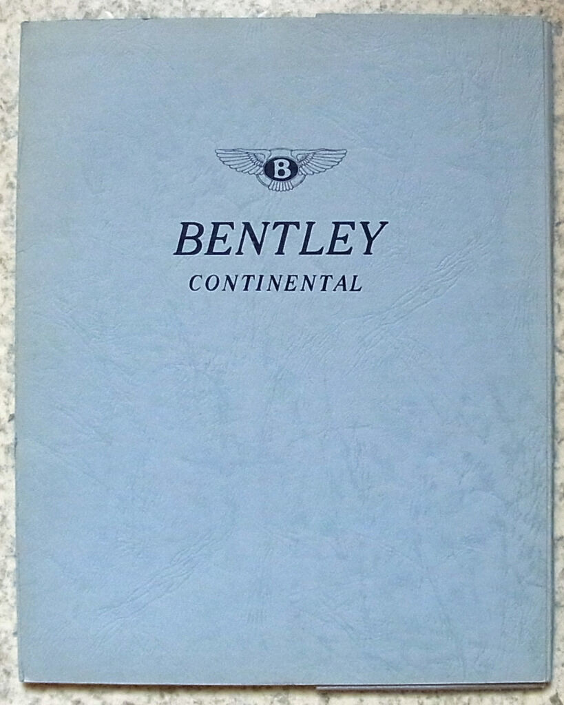 BENTLEY S3 CONTINENTAL Press Media Pack Kit Photos Nov 1962