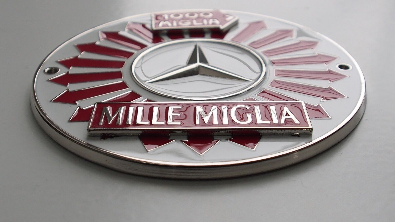Mille Miglia classic Car Grill badge emblem badge for Mercedes grill badge