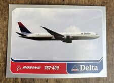 Delta Air Lines Boeing 767-400 Aircraft Pilot Trading Card # 9 2003 picture
