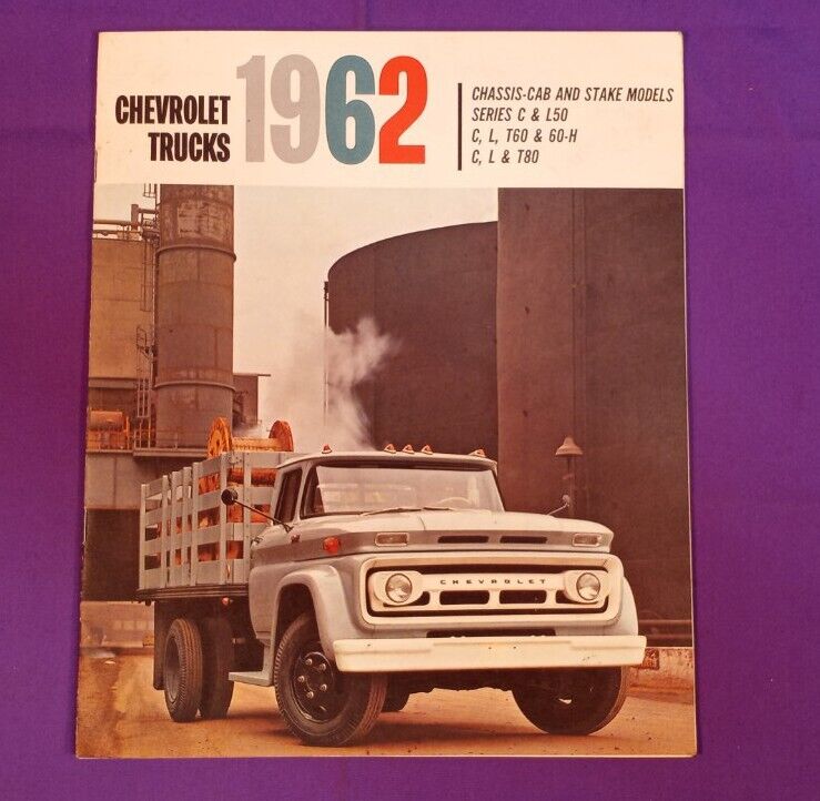 1962 Chevrolet Trucks Brochure For Cab Models Conventional & Tilt Specifications