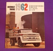 1962 Chevrolet Trucks Brochure For Cab Models Conventional & Tilt Specifications picture