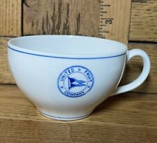 Vintage United Fruit Company Steamship Line Small Coffee Cup Syracuse China USA picture