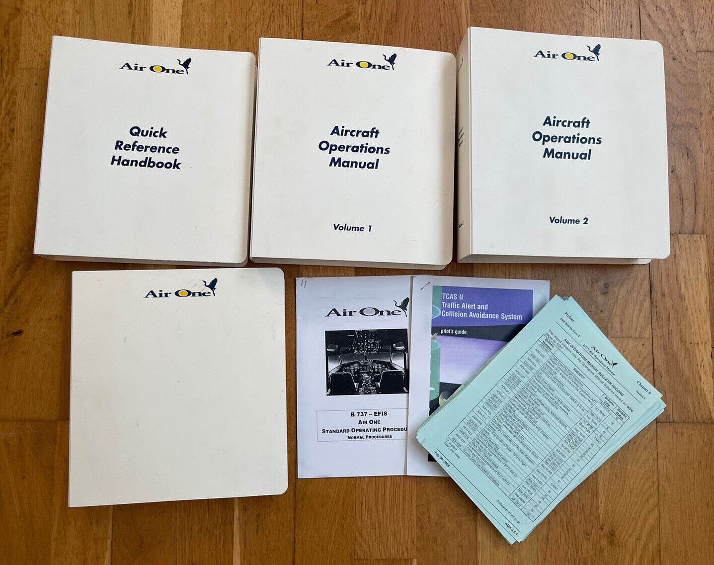 Airone Airlines Pilot Manuals Boeing 737 Including Q.R.H.