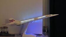 British Concorde LED Cabin Lights Large Plane Model Airplane NewDesign Stand50cm picture